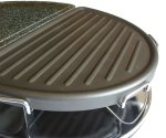 half nonstick grill top